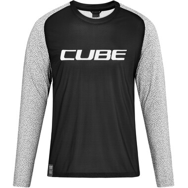 CUBE VERTEX Long-Sleeved Jersey Black/Grey 0